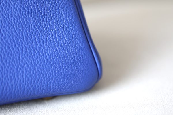 Birkin 30 Togo Bleu Electric (7T) Gold Hardware - Image 5