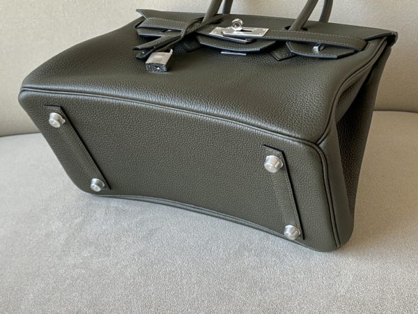Birkin 30 Togo Vert Gris(C6) Palladium Hardware - Image 8