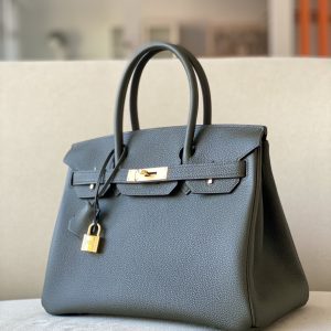 Birkin 30 Togo Vert Gris(C6) Gold Hardware