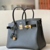 Birkin 30 Togo Vert Gris(C6) Gold Hardware - Image 8
