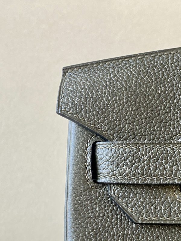 Birkin 30 Togo Vert Gris(C6) Gold Hardware - Image 4