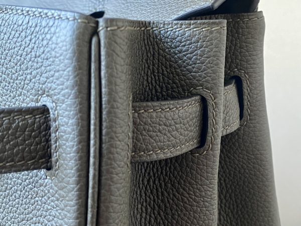 Birkin 30 Togo Vert Gris(C6) Gold Hardware - Image 3