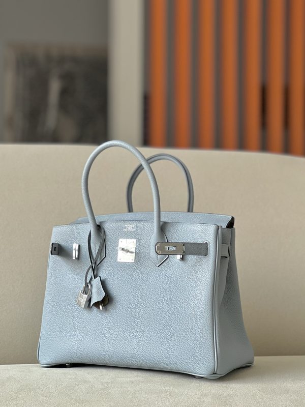 Birkin 30 Togo Beige De Weimar (D0) Palladium Hardware - Image 10
