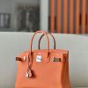Birkin 30 Togo Orange(93) Palladium Hardware - Image 9