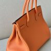 Birkin 30 Togo Orange(93) Palladium Hardware - Image 8