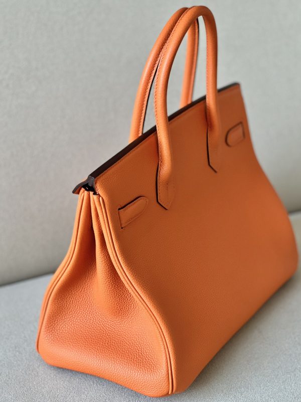Birkin 30 Togo Orange(93) Palladium Hardware - Image 8
