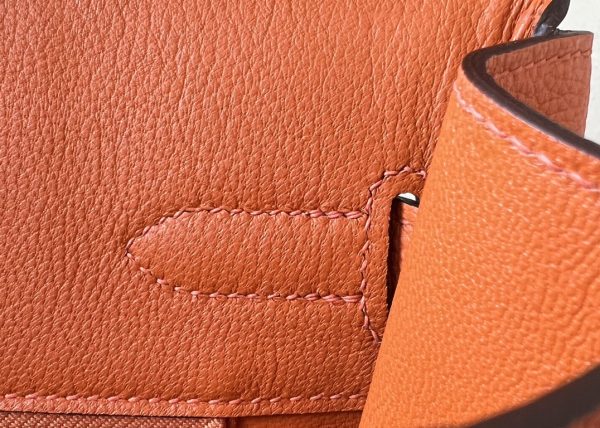 Birkin 30 Togo Orange(93) Palladium Hardware - Image 6