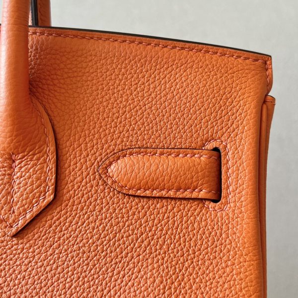Birkin 30 Togo Orange(93) Palladium Hardware - Image 4