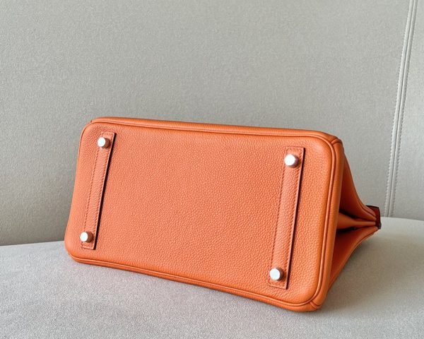 Birkin 30 Togo Orange(93) Palladium Hardware - Image 3