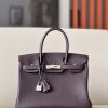 Birkin 30 Togo Rouge Selliert (0G) Palladium Hardware