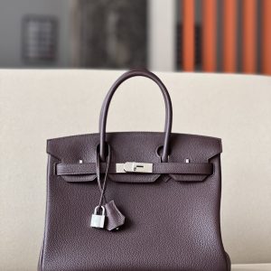 Birkin 30 Togo Rouge Selliert (0G) Palladium Hardware