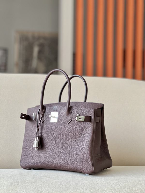 Birkin 30 Togo Rouge Selliert (0G) Palladium Hardware - Image 2