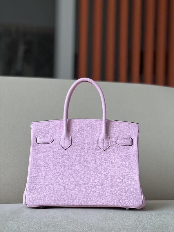 Birkin 30 Togo Mauve Sylvestre(X9) Palladium Hardware - Image 2