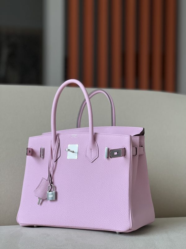 Birkin 30 Togo Mauve Sylvestre(X9) Palladium Hardware - Image 9