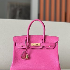 Birkin 30 Togo Rose Pourpre(L3) Gold Hardware