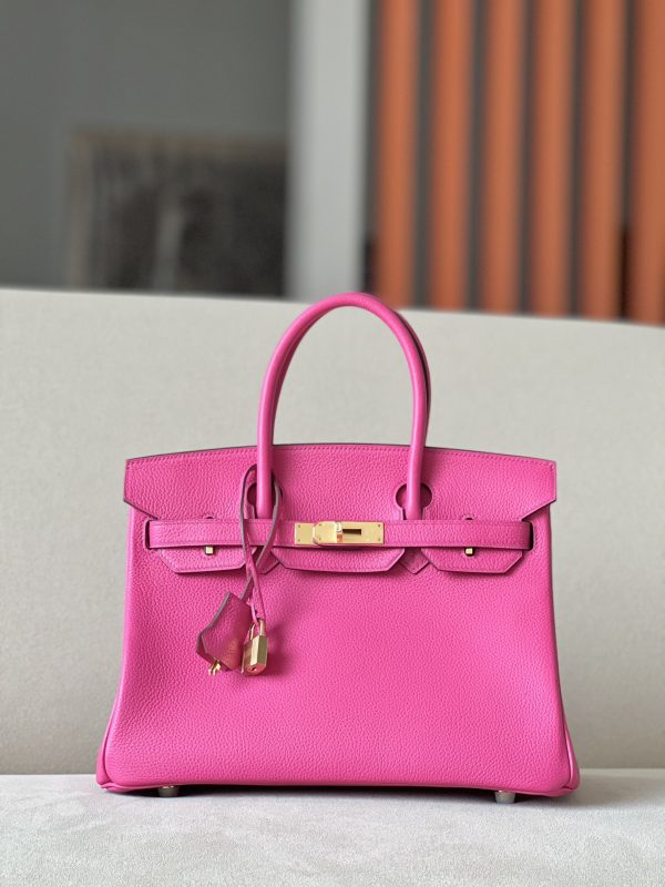 Birkin 30 Togo Rose Pourpre(L3) Gold Hardware