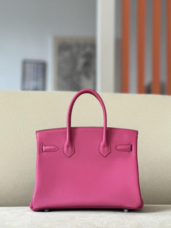 Birkin 30 Togo Rose Pourpre(L3) Palladium Hardware - Image 3