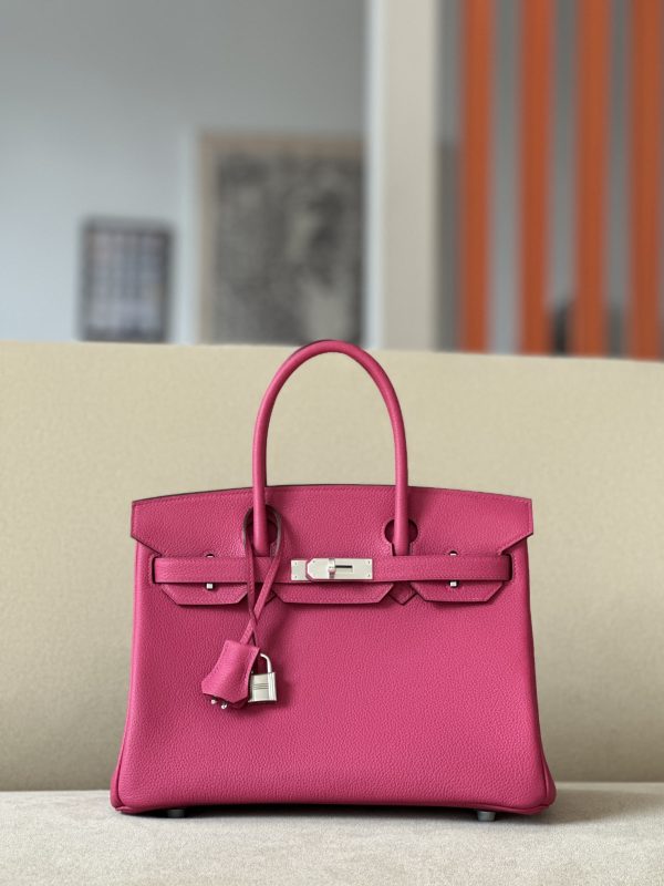 Birkin 30 Togo Rose Pourpre(L3) Palladium Hardware