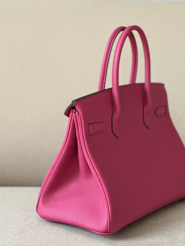 Birkin 30 Togo Rose Pourpre(L3) Palladium Hardware - Image 4