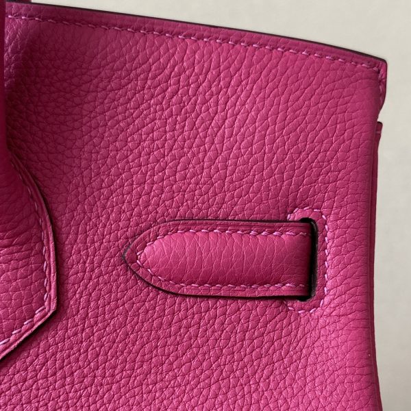 Birkin 30 Togo Rose Pourpre(L3) Palladium Hardware - Image 5