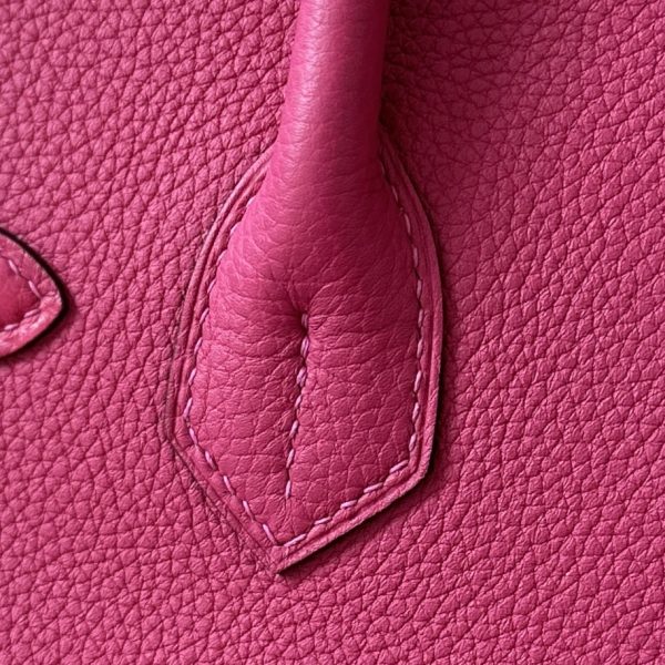 Birkin 30 Togo Rose Pourpre(L3) Palladium Hardware - Image 6