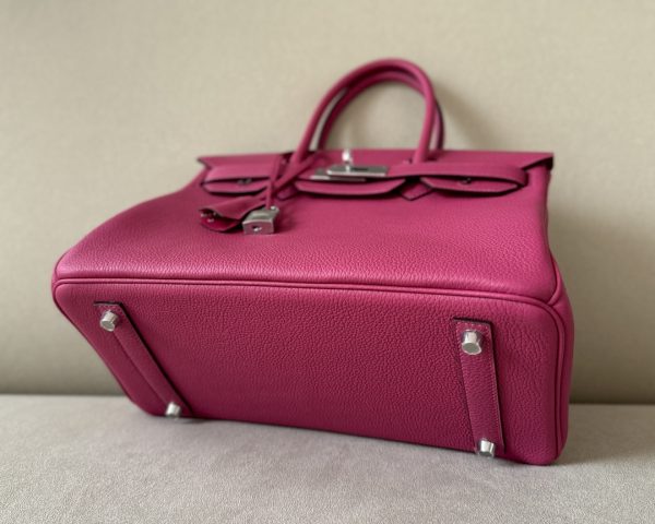 Birkin 30 Togo Rose Pourpre(L3) Palladium Hardware - Image 7