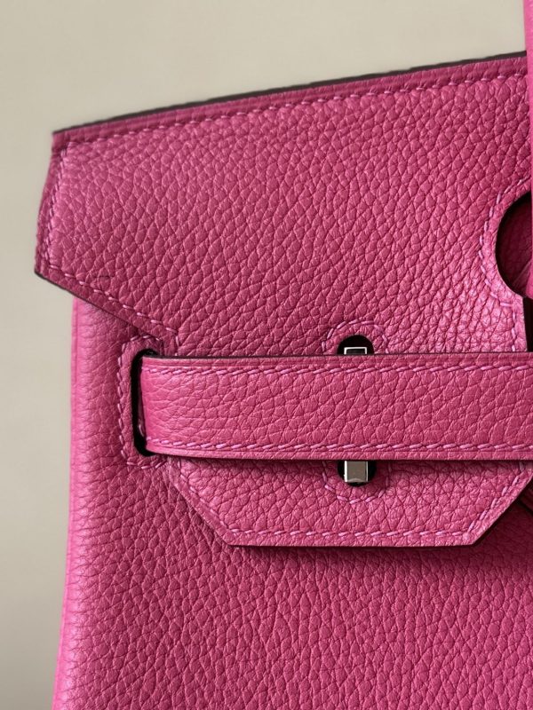 Birkin 30 Togo Rose Pourpre(L3) Palladium Hardware - Image 8