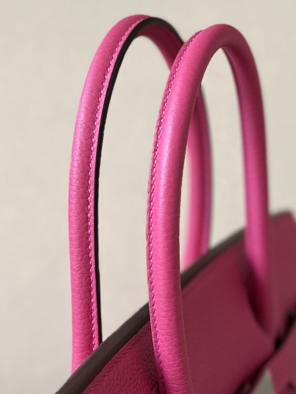 Birkin 30 Togo Rose Pourpre(L3) Palladium Hardware - Image 9