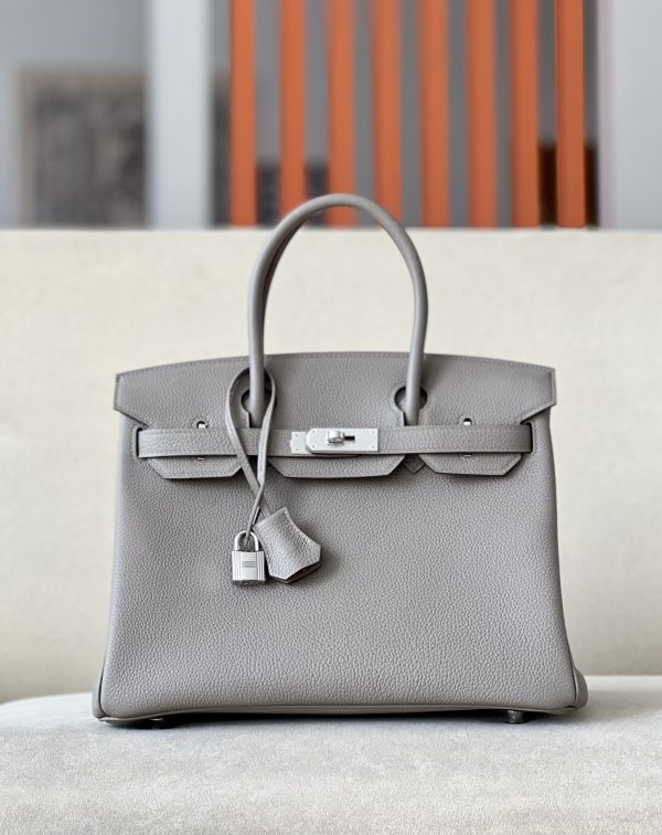 Birkin 30 Togo Gris Asphalte(M8) Palladium Hardware