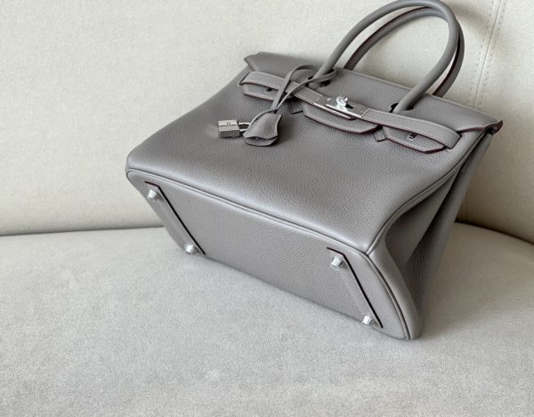 Birkin 30 Togo Gris Asphalte(M8) Palladium Hardware - Image 4