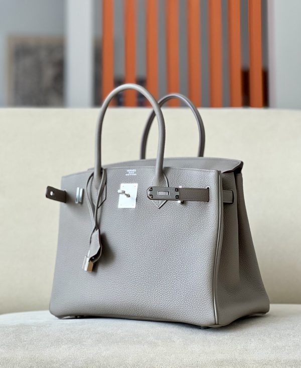 Birkin 30 Togo Gris Asphalte(M8) Palladium Hardware - Image 3