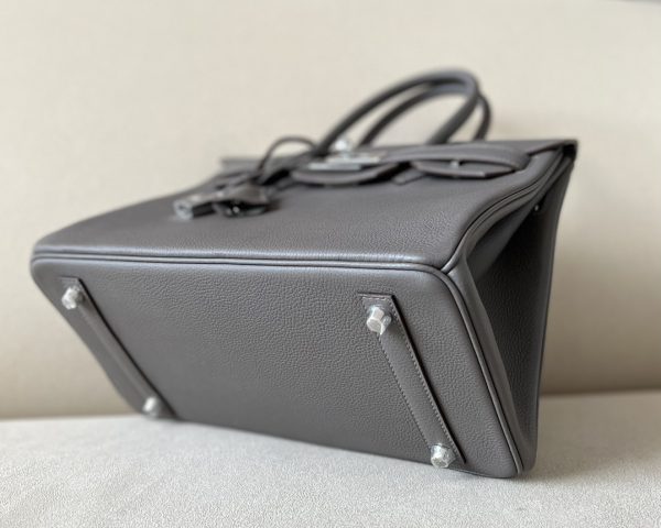 Birkin 30 Togo Etain (8F) Palladium Hardware - Image 11
