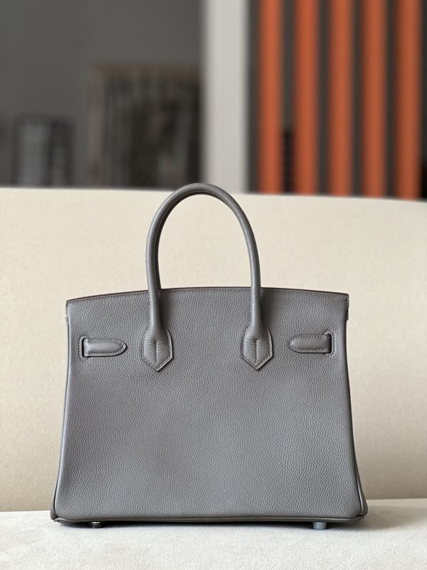 Birkin 30 Togo Etain (8F) Palladium Hardware - Image 4
