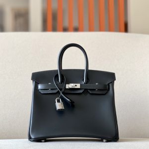 Birkin 25 Box Nior(89) Palladium Hardware