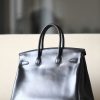 Birkin 35 Black Box Calf So Balck PVD Hardware - Image 9
