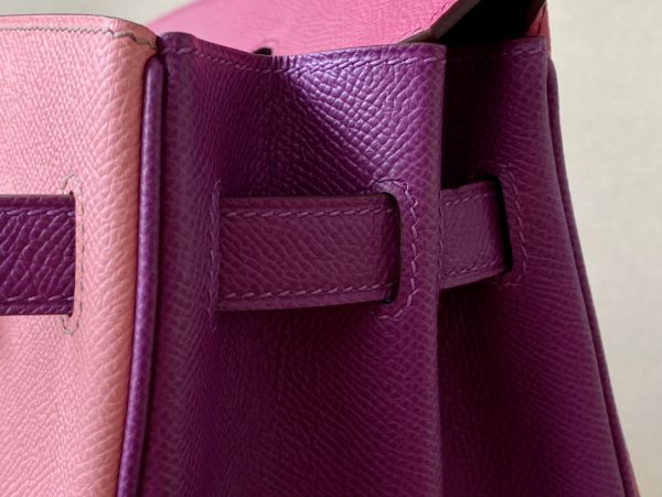 Birkin 30 HSS Epsom Rose Confetti(1Q) and Rose Pourpre(L3) Gold hardware - Image 7