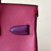 Birkin 30 HSS Epsom Rose Confetti(1Q) and Rose Pourpre(L3) Gold hardware - Image 3
