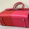 Birkin 30 HSS Epsom Rouge de Coeur(S3) and Rose Extreme(I6) and Blue Zanzibar(B3) Palladium Hardware Sellier - Image 5