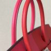 Birkin 30 HSS Epsom Rouge de Coeur(S3) and Rose Extreme(I6) and Blue Zanzibar(B3) Palladium Hardware Sellier - Image 6