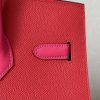 Birkin 30 HSS Epsom Rouge de Coeur(S3) and Rose Extreme(I6) and Blue Zanzibar(B3) Palladium Hardware Sellier - Image 7