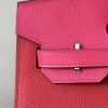 Birkin 30 HSS Epsom Rouge de Coeur(S3) and Rose Extreme(I6) and Blue Zanzibar(B3) Palladium Hardware Sellier - Image 8