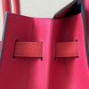 Birkin 30 HSS Epsom Rouge de Coeur(S3) and Rose Extreme(I6) and Blue Zanzibar(B3) Palladium Hardware Sellier - Image 11