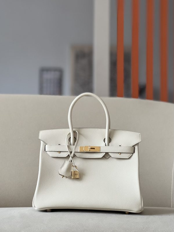 Birkin 30 Epsom Craie(10) Gold Hardware