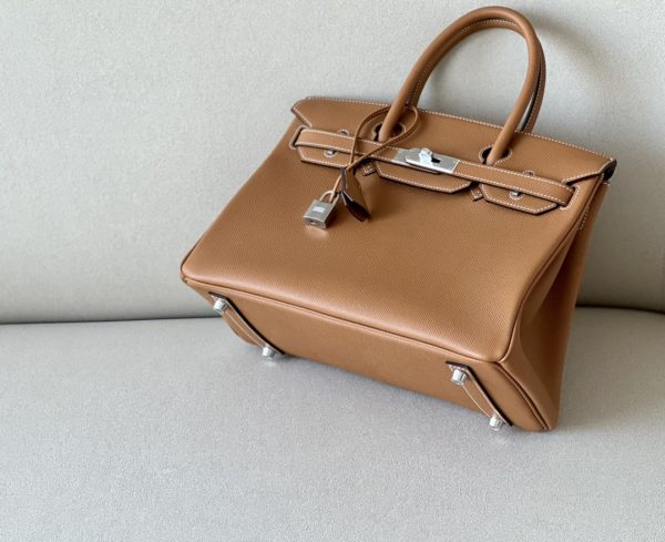 Birkin 30 Epsom Gold(37) Palladium Hardware - Image 2