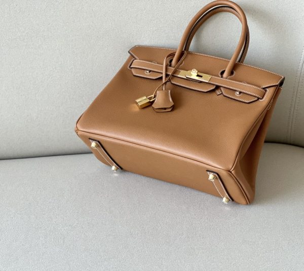 Birkin 30 Epsom Gold(37) Gold Hardware - Image 5