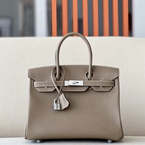 Birkin 30 Epsom Etoupe(18) Palladium Hardware
