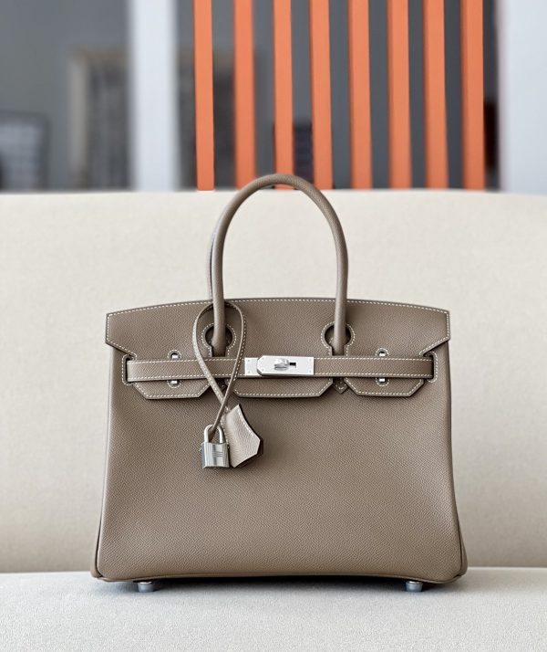 Birkin 30 Epsom Etoupe(18) Palladium Hardware