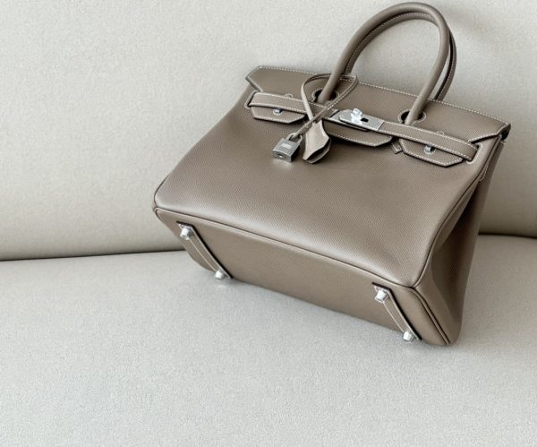 Birkin 30 Epsom Etoupe(18) Palladium Hardware - Image 2
