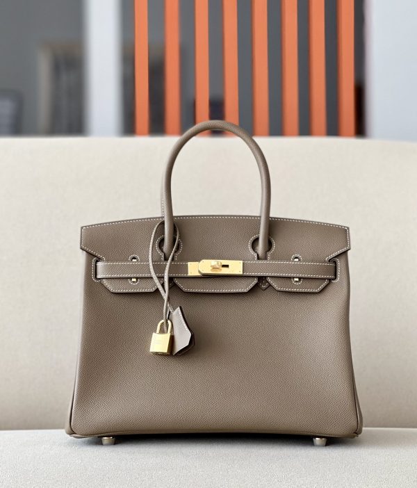 Birkin 30 Epsom Etoupe(18) Gold Hardware