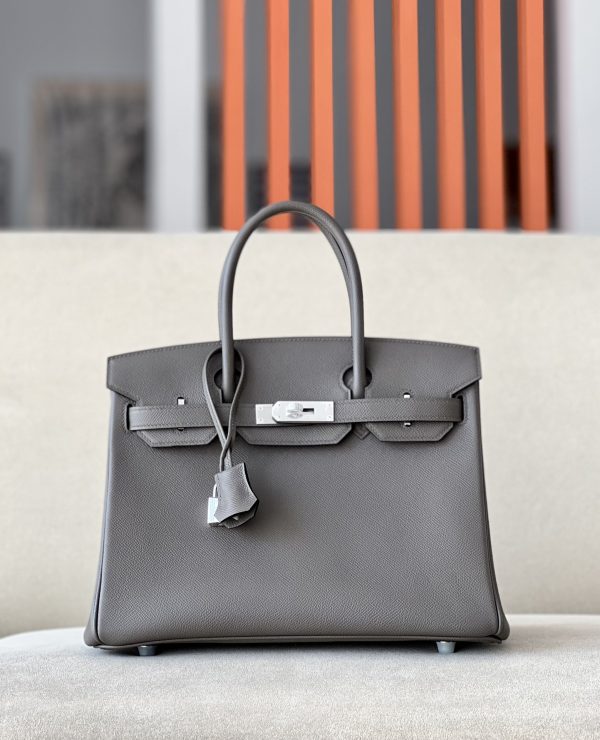 Birkin 30 Epsom Etain(8F) Palladium Hardware